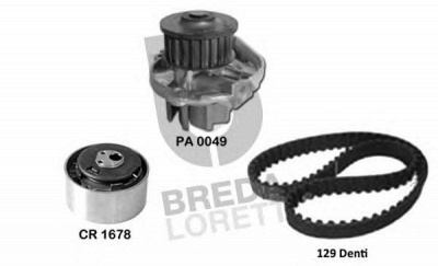 BREDA LORETT kpa0727c -  Водяной насос + комплект зубчатого ремня